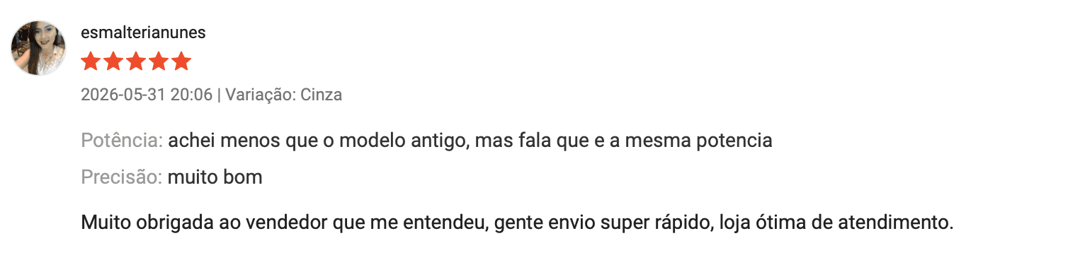 Feedback de cliente 6